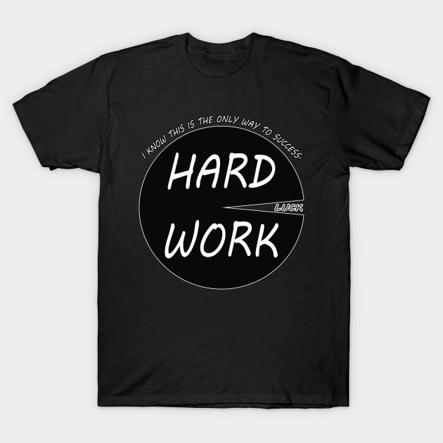 Hard work motivational t-shirt T-Shirt by MotivationTshirt